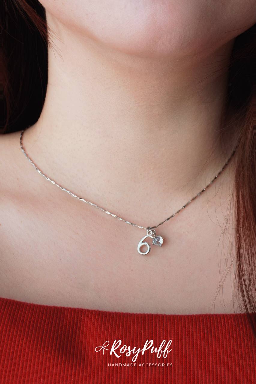 Lucky Fortune Number Necklace In Gold