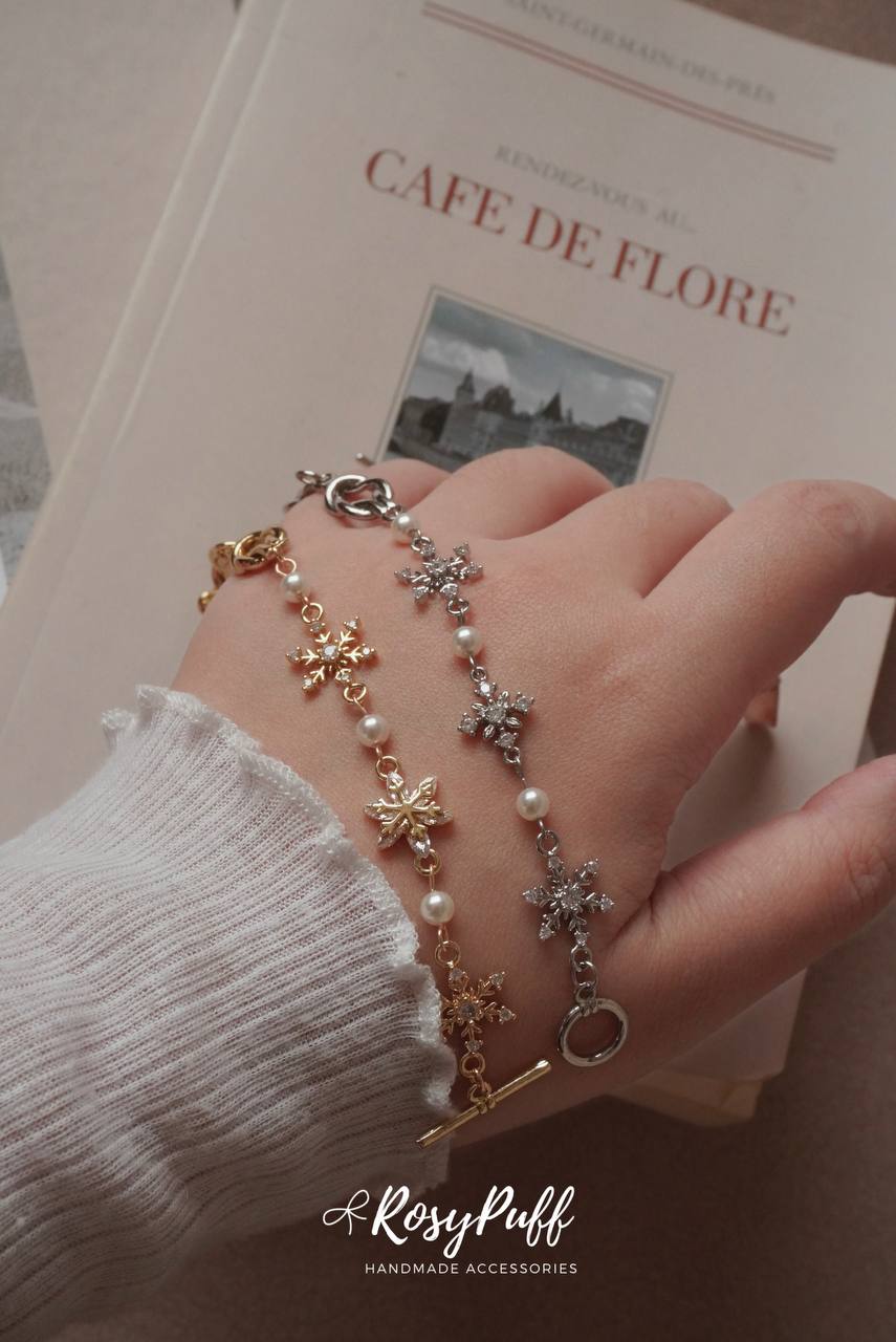 Snow light Bracelet In Silver