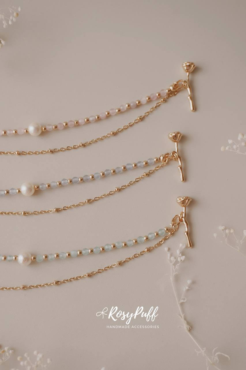 Spring Whisper Duo Layers Bracelet In Blue