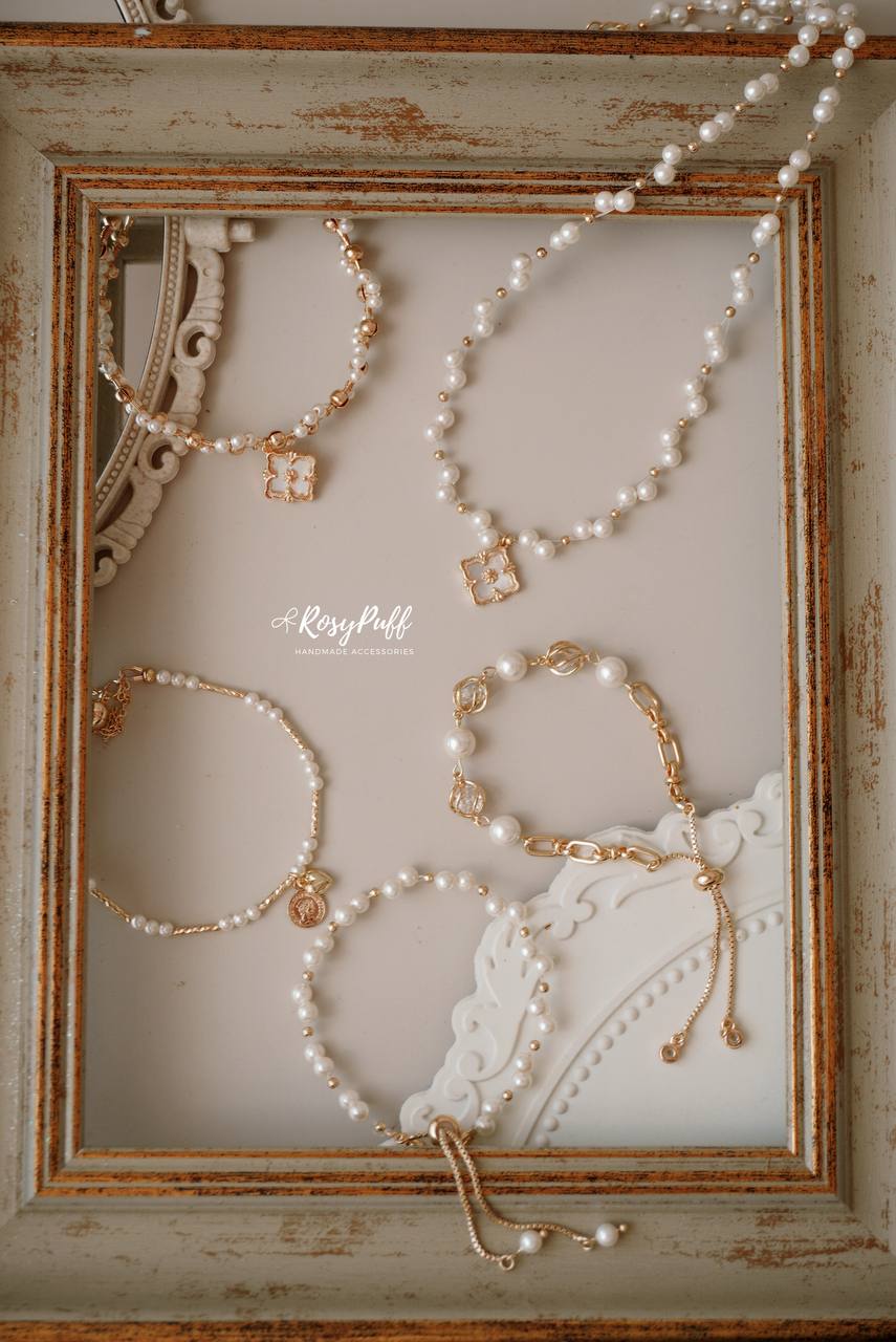 Serene Pearls In Gold