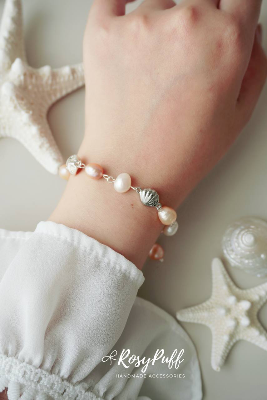 Pearl Horizon Bracelet In Silver