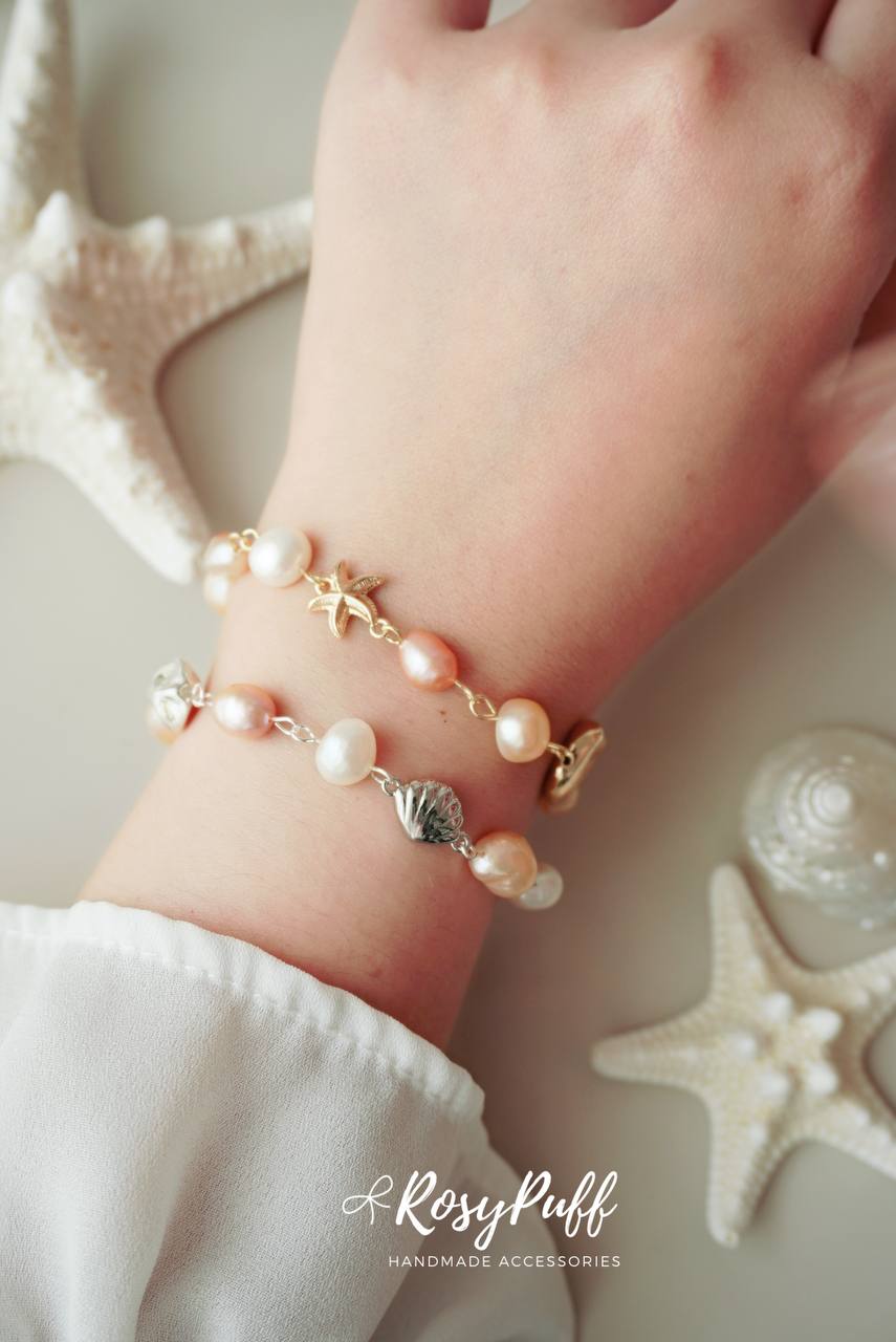 Pearl Horizon Bracelet In Gold