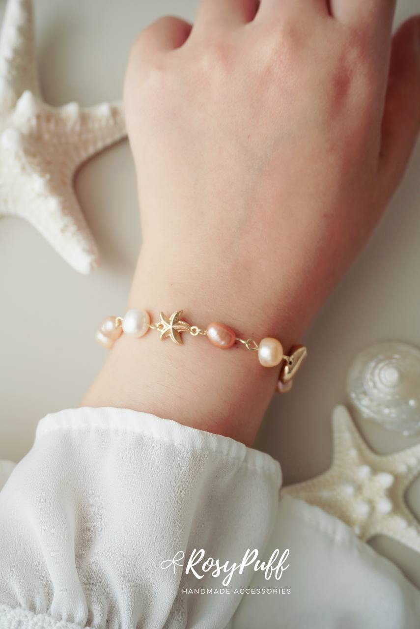 Pearl Horizon Bracelet In Gold