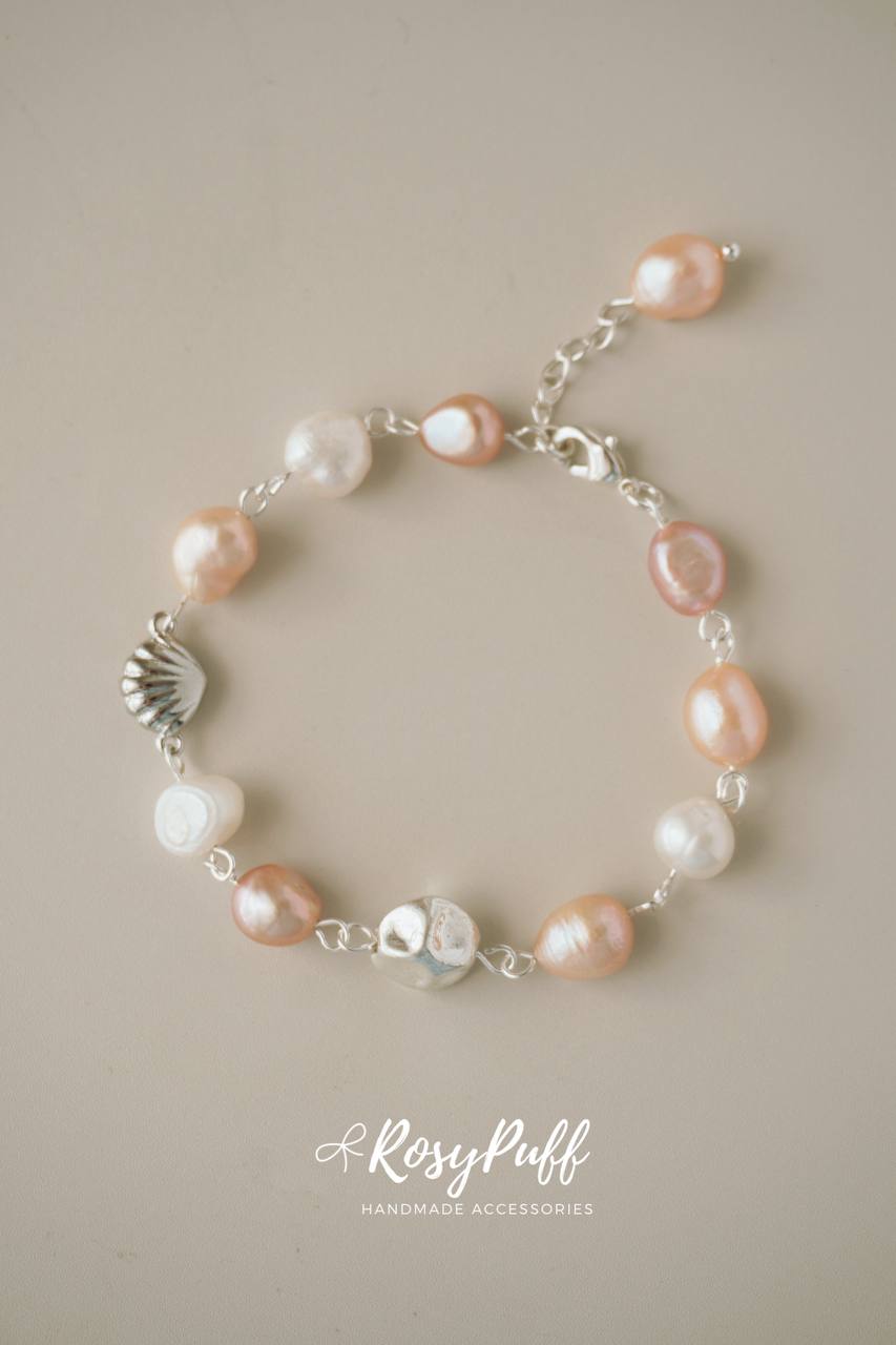 Pearl Horizon Bracelet In Silver