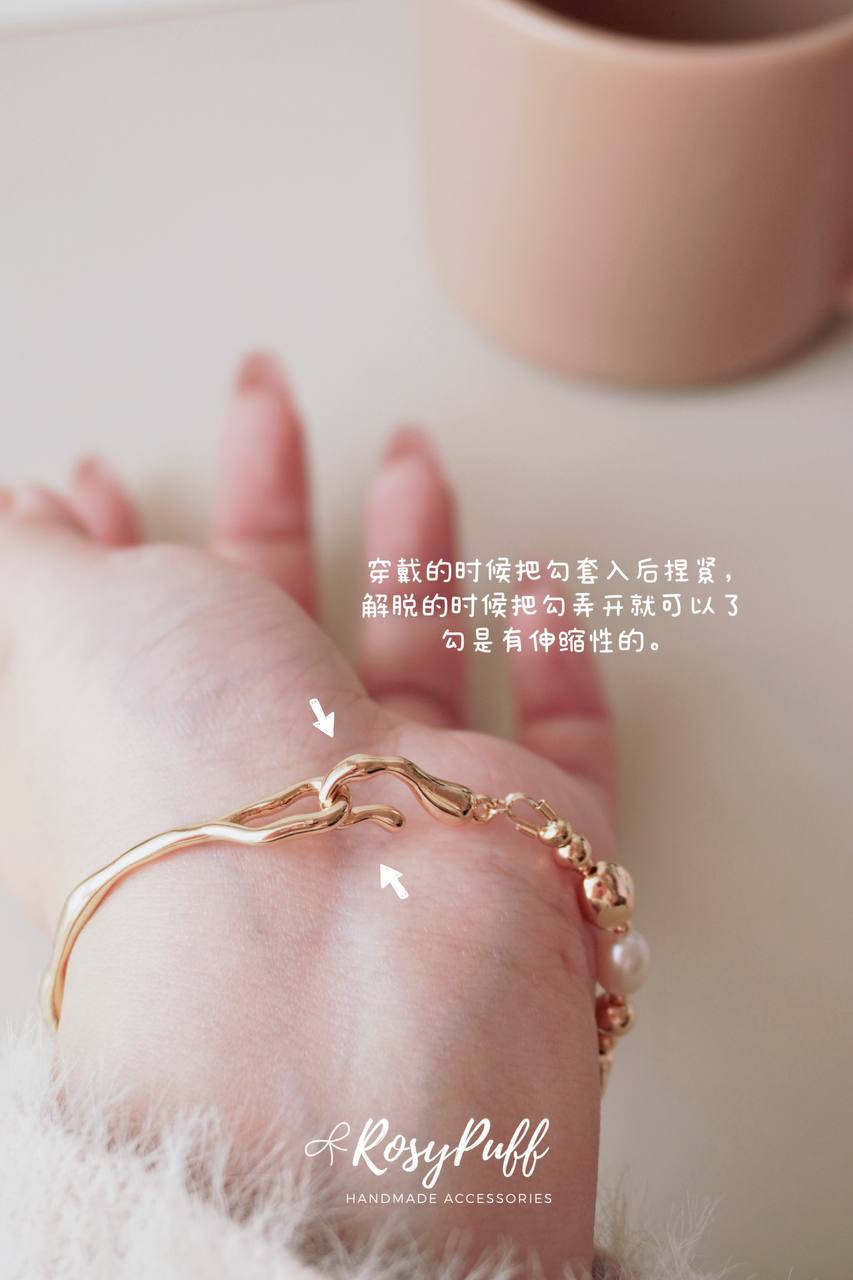 Pearl serenity bracelet in Silver