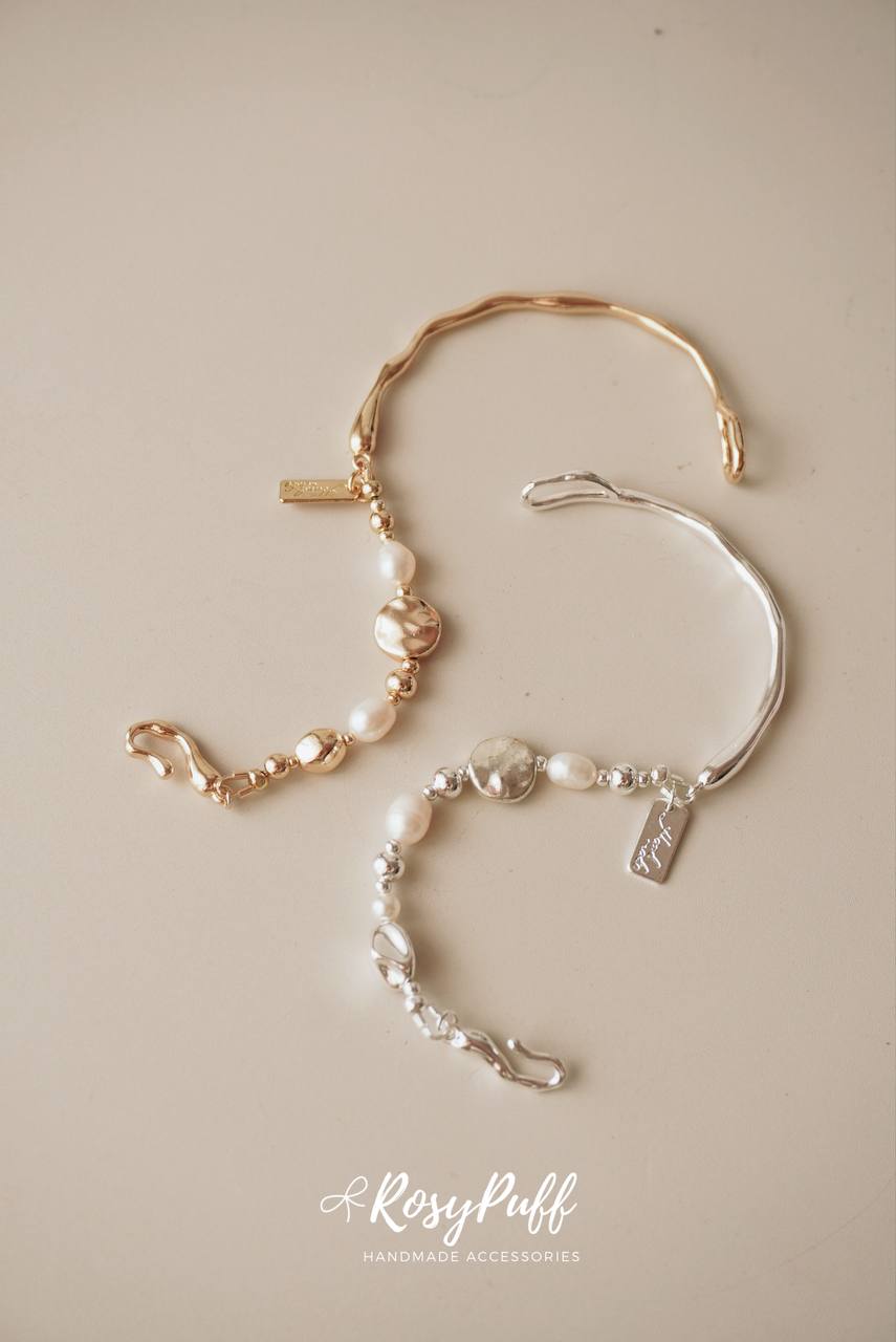 Pearl serenity bracelet in Silver