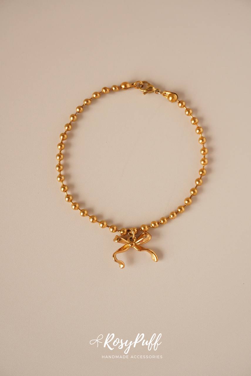 Valine Bow Bracelet