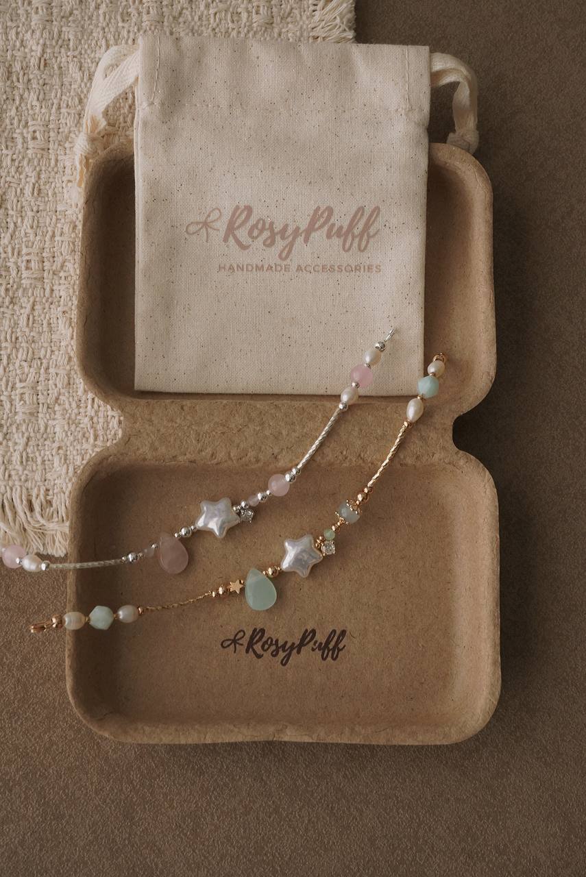 Twinkle Soda Bracelet In Aquamarine Stone