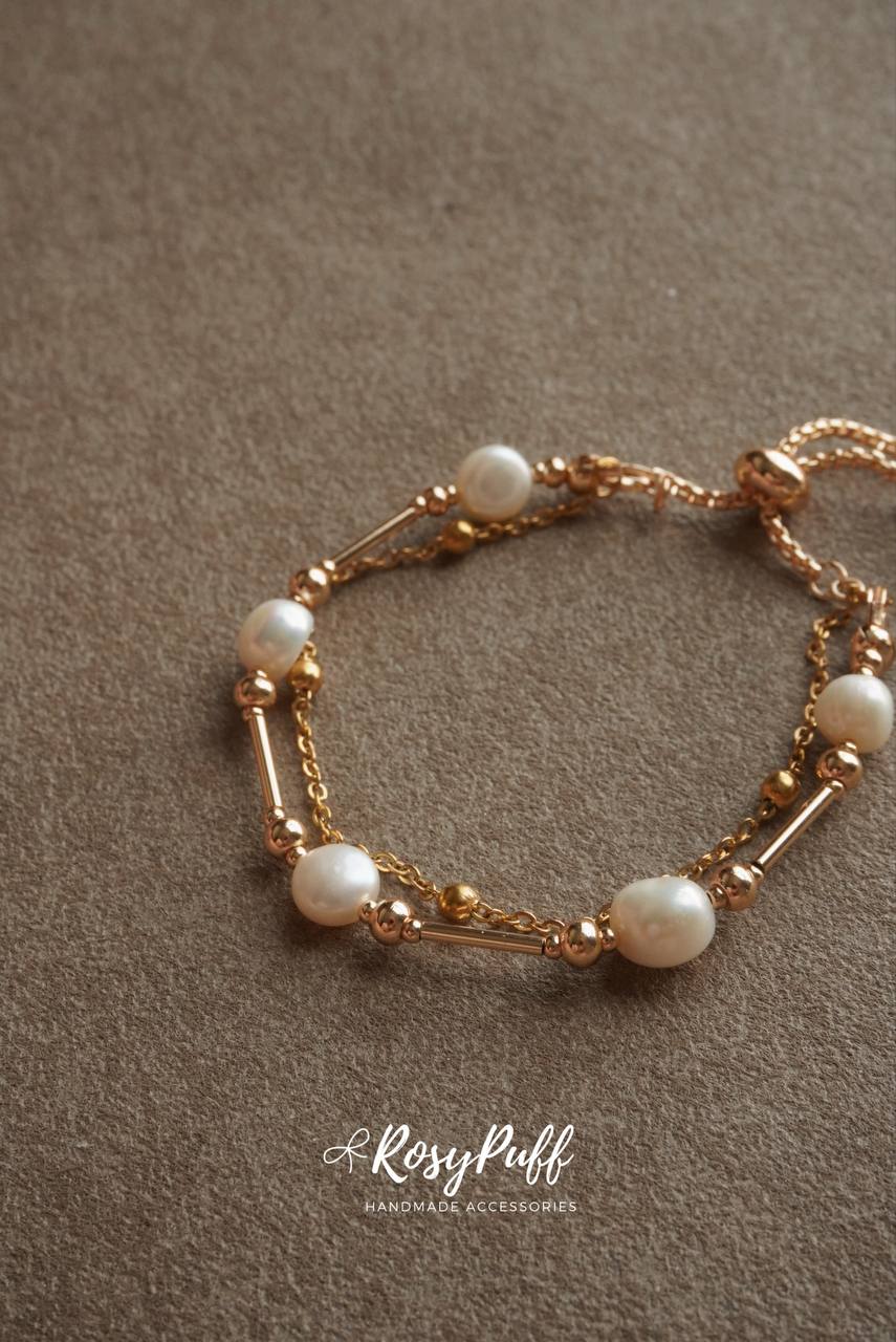Lumi Pearls Bracelet (Water Resistant )