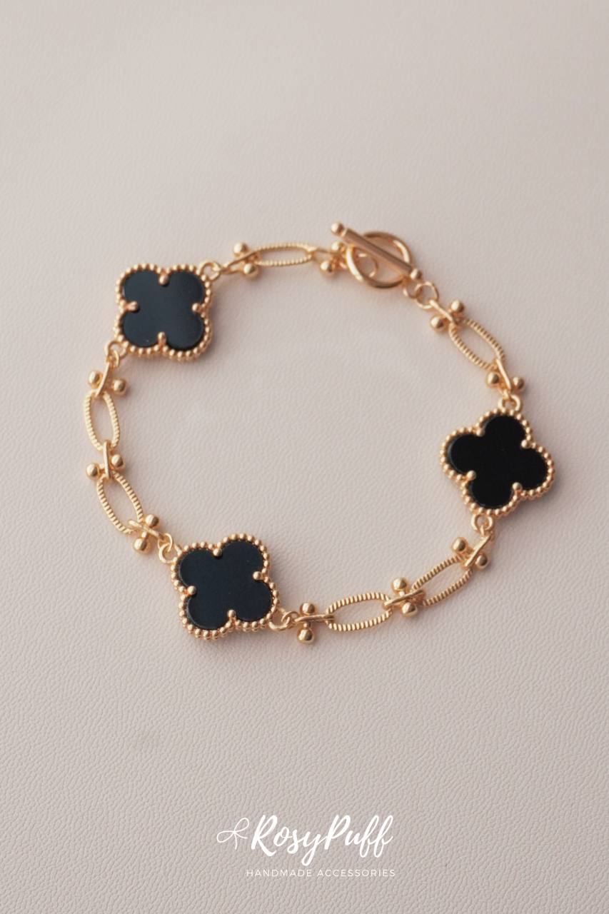 Panda Clovers Bracelet