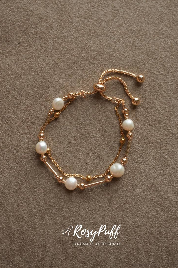 Lumi Pearls Bracelet (Water Resistant )