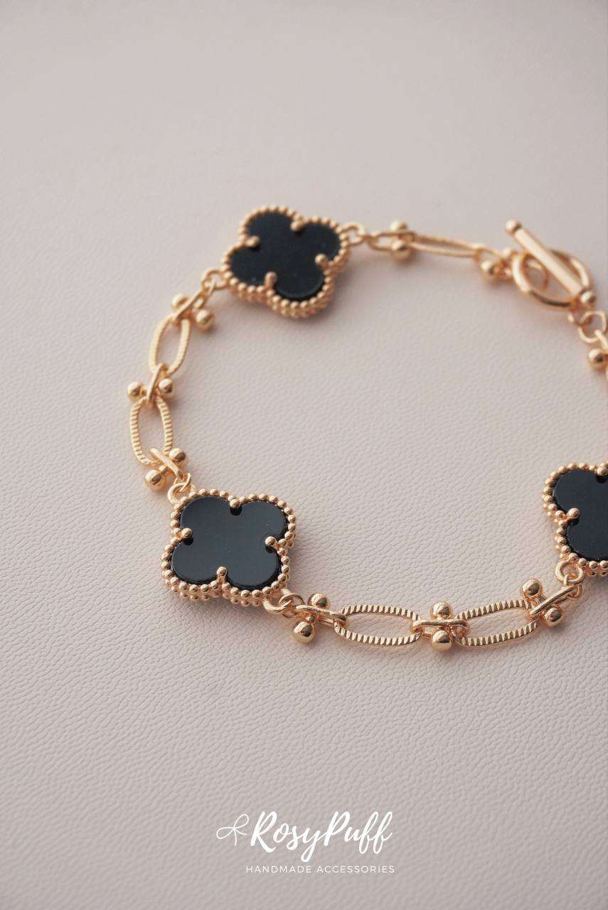 Panda Clovers Bracelet