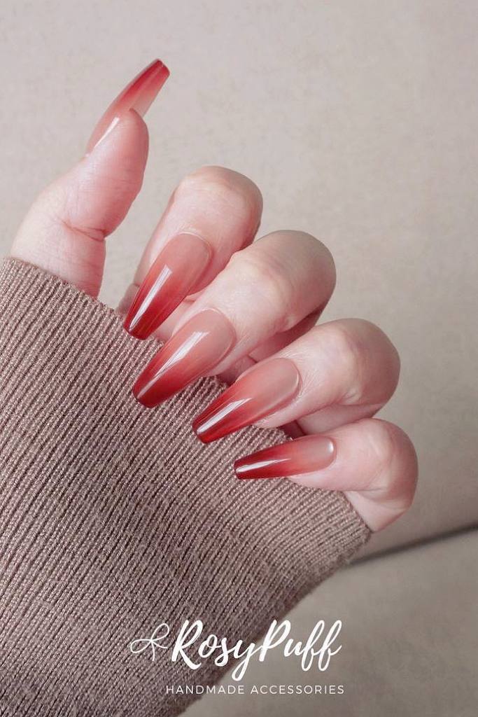 Ruby Veil Press-On Nails
