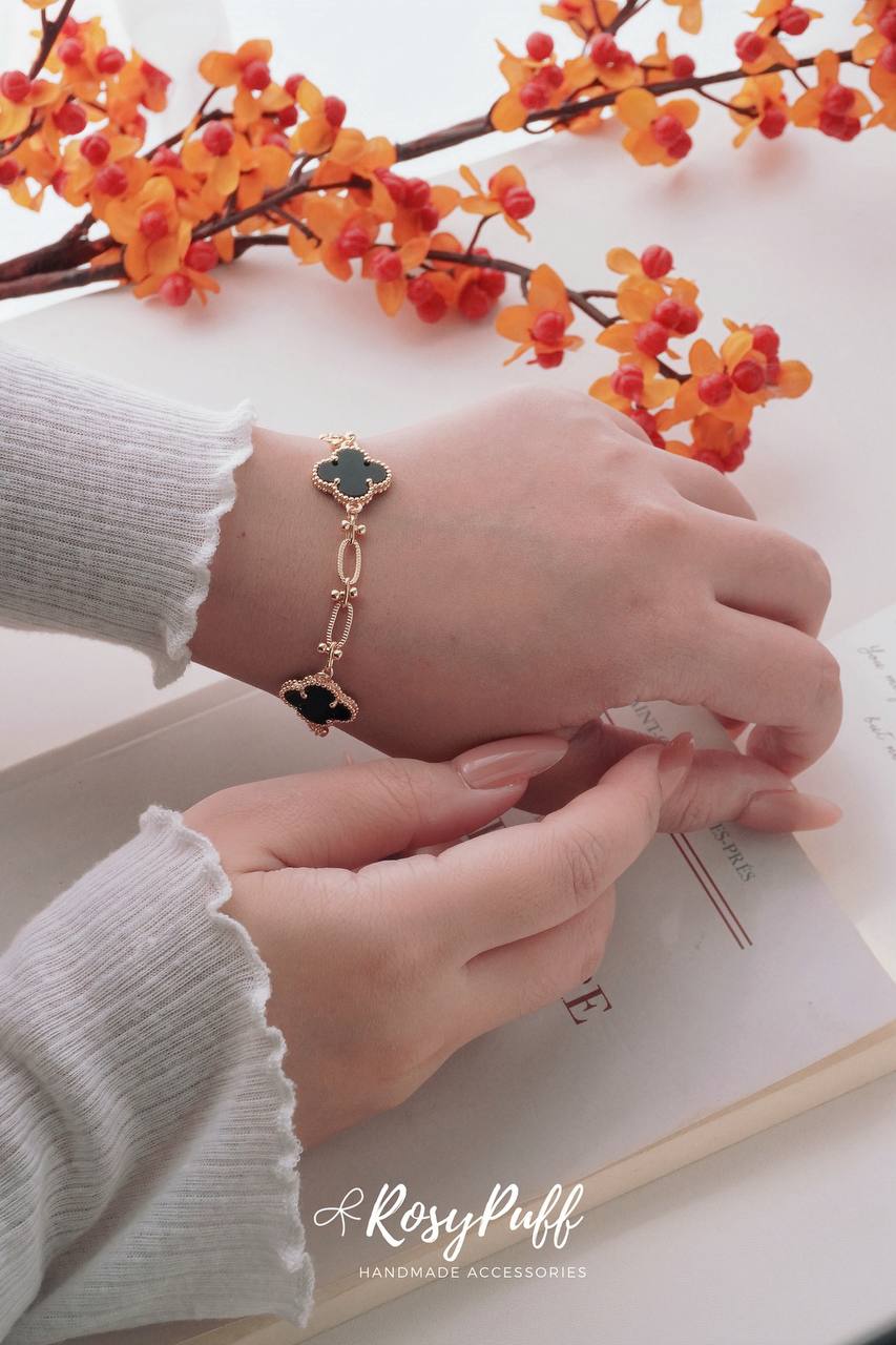 Panda Clovers Bracelet