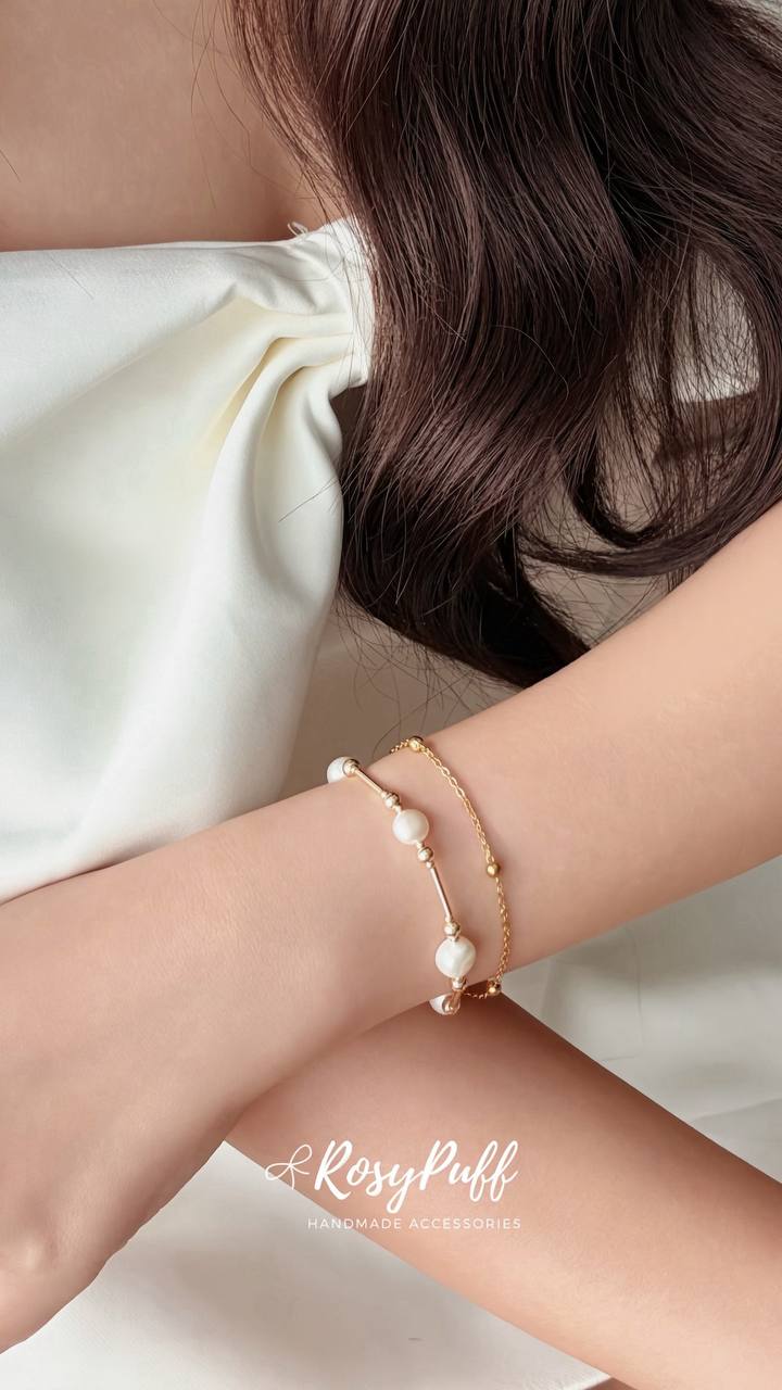 Lumi Pearls Bracelet (Water Resistant )