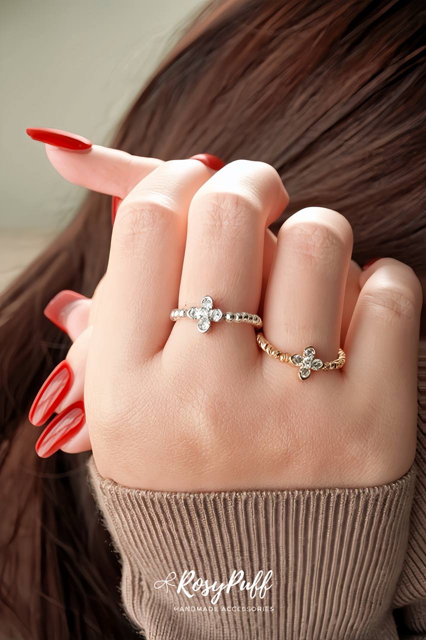 Lucky Clover Ring In Gold