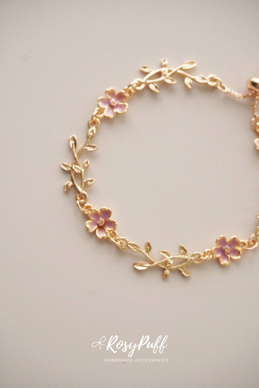 Violet Sakura Bloomie Bracelet