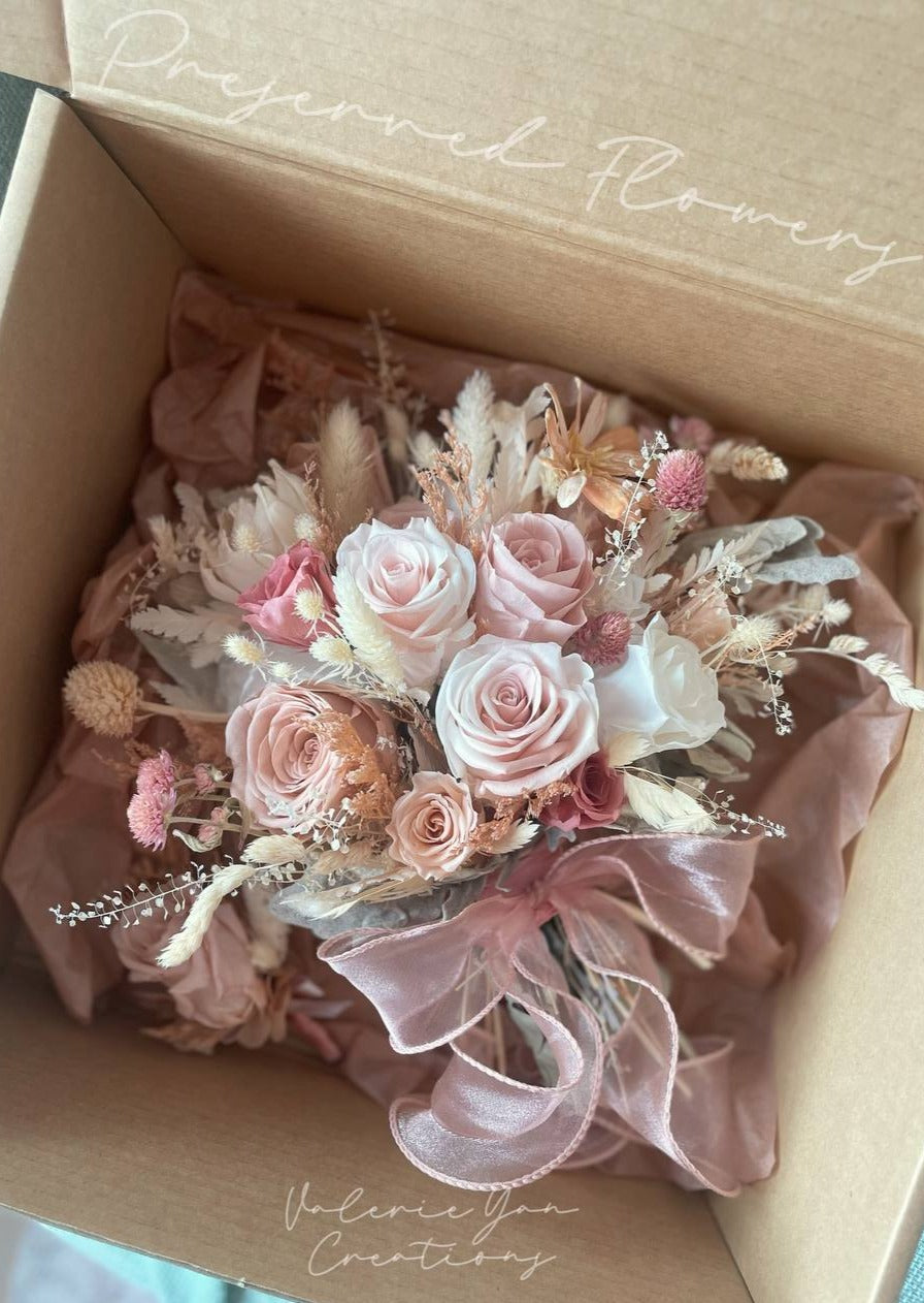 Rosy Whisper Wedding Bouquet