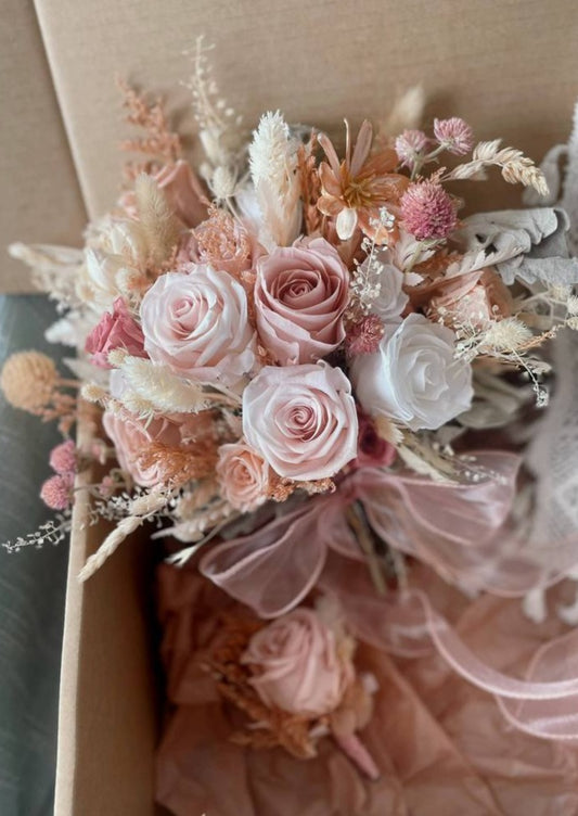 Rosy Whisper Wedding Bouquet