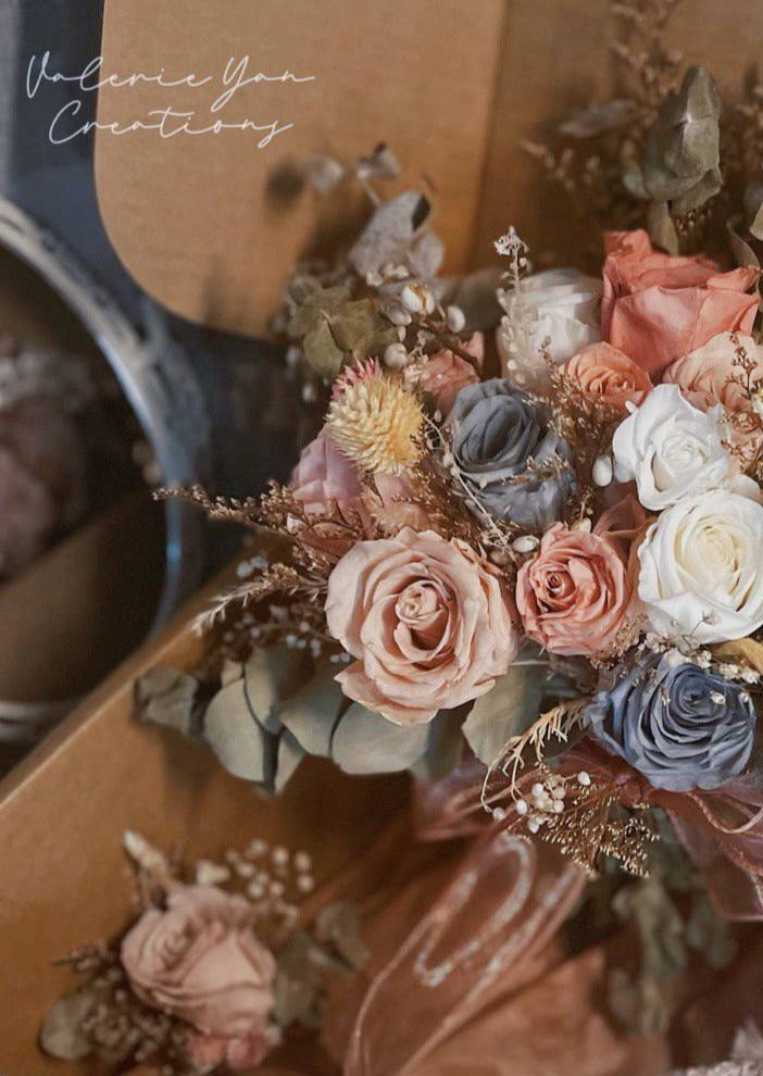 Silver Serenity Wedding Bouquet