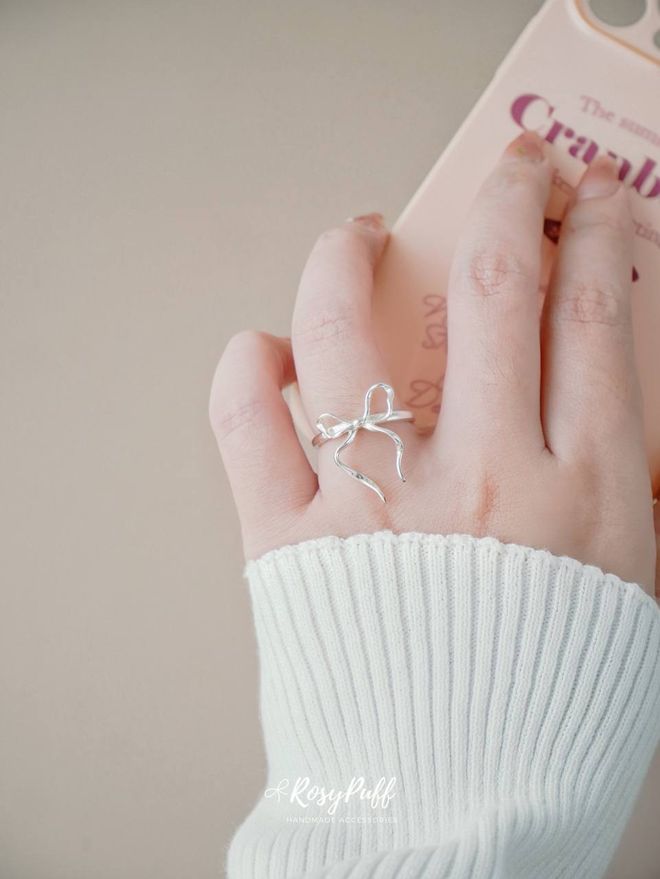 Delicate Ribbon Ring