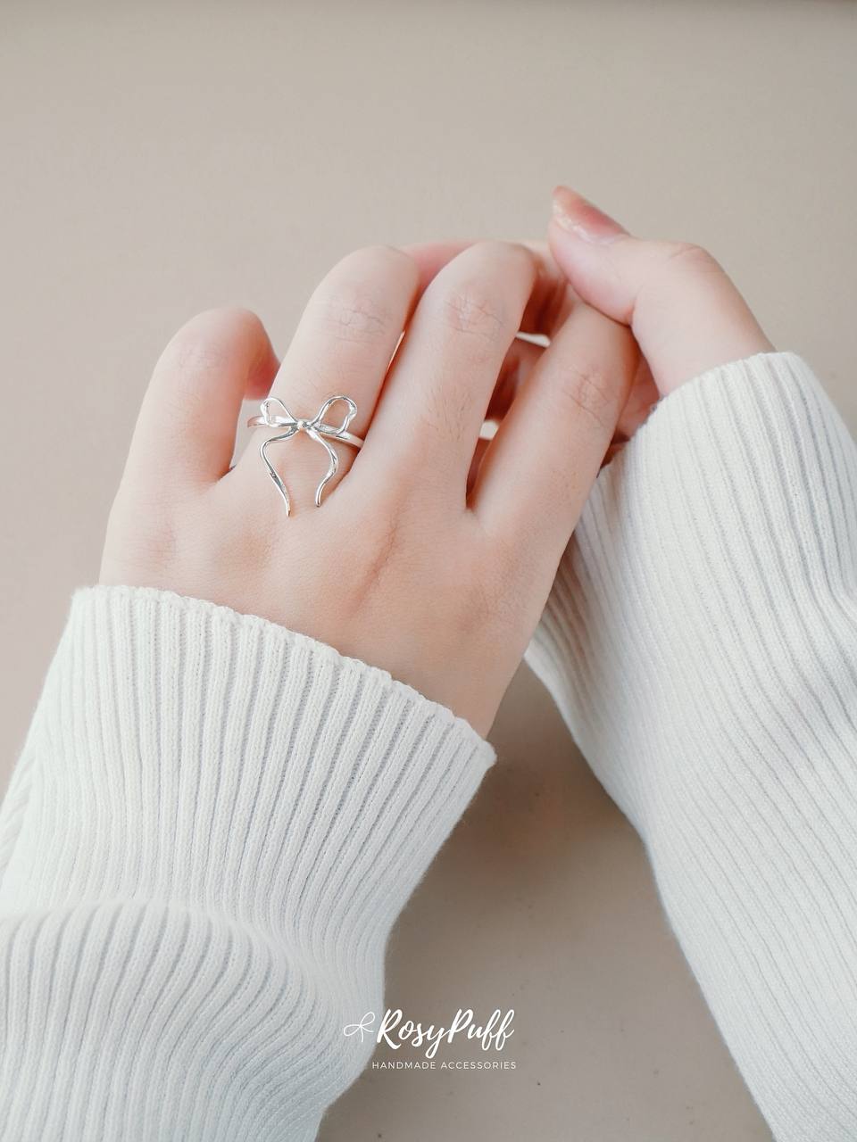 Delicate Ribbon Ring