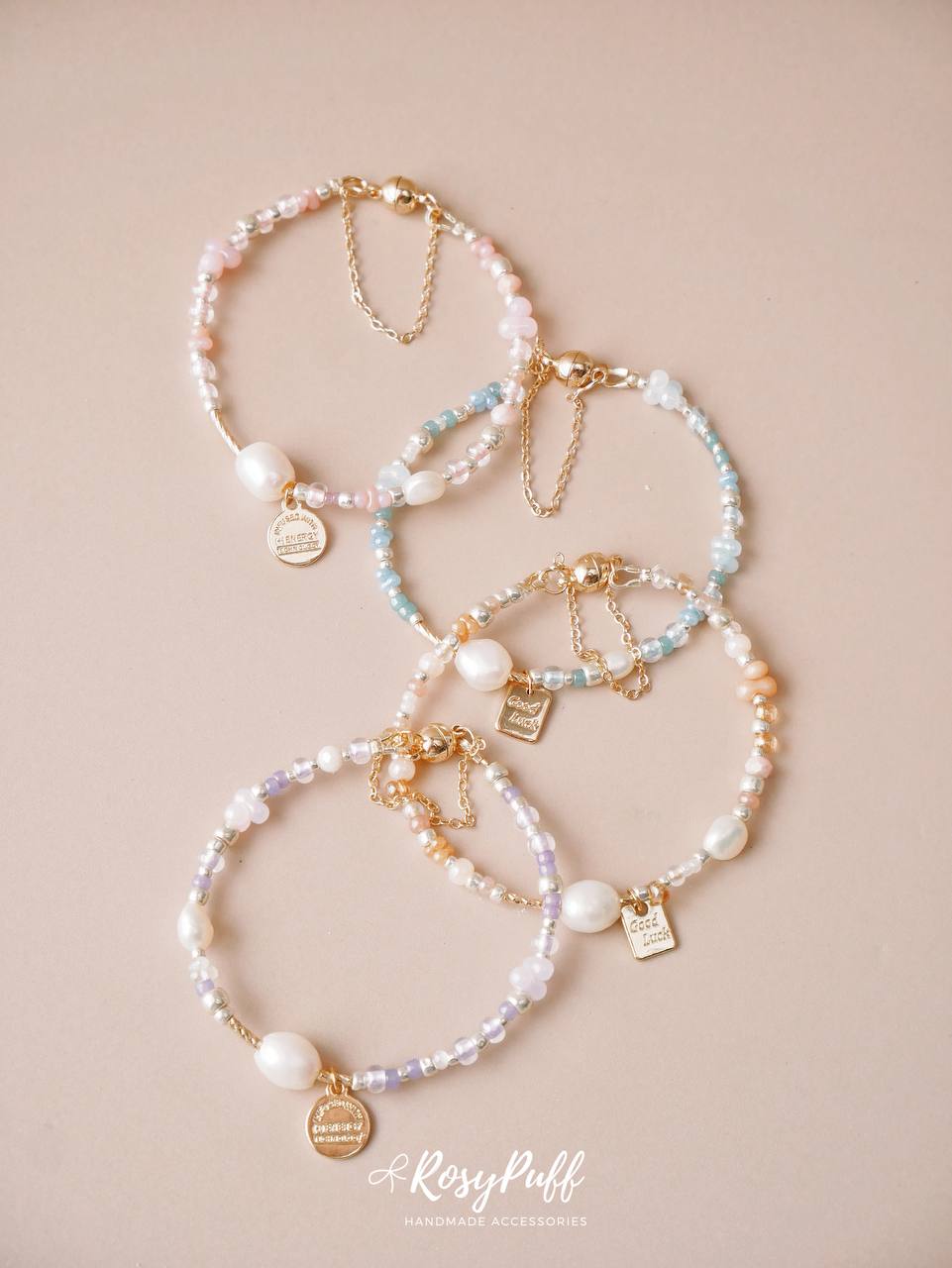 Candy Cloud Bracelet in Beige