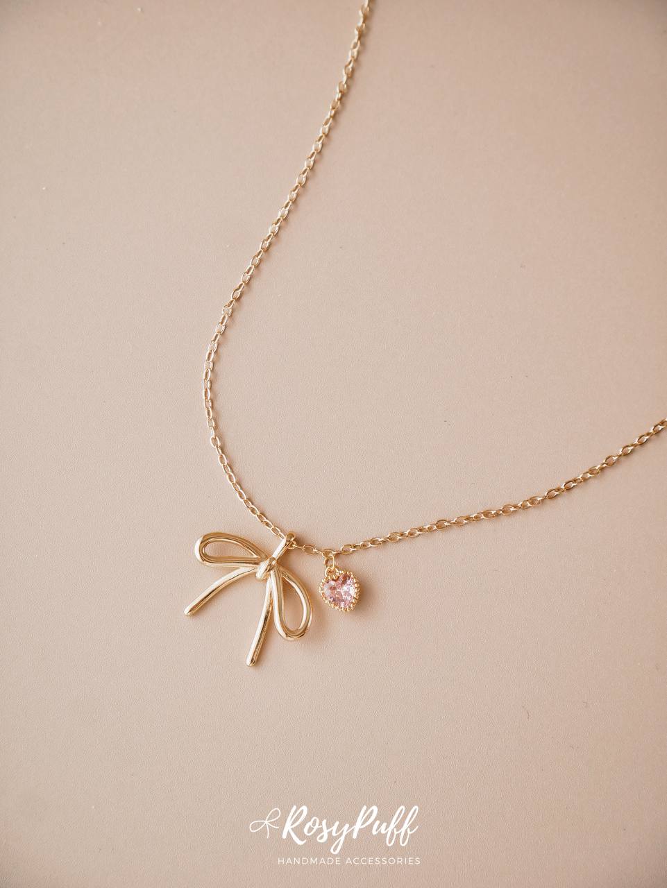 Sweet Ribbon Allure Necklace