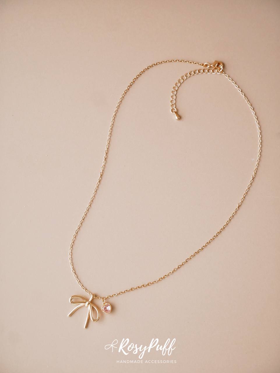 Sweet Ribbon Allure Necklace