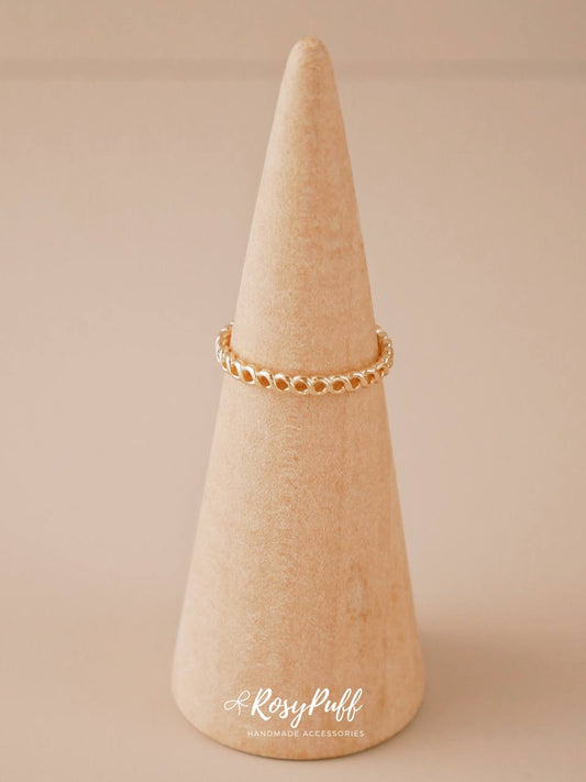 Slim Braided Ring