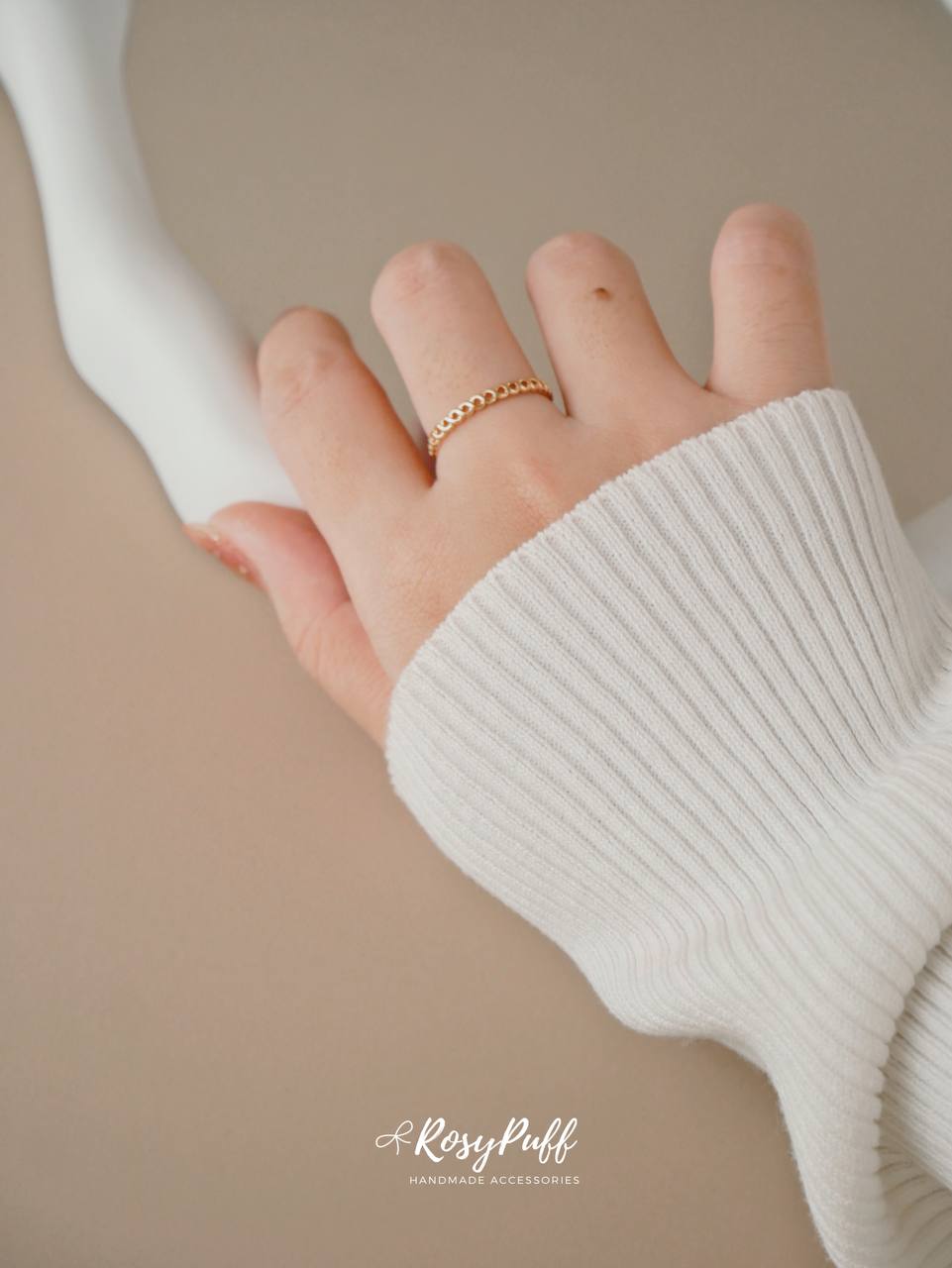 Slim Braided Ring