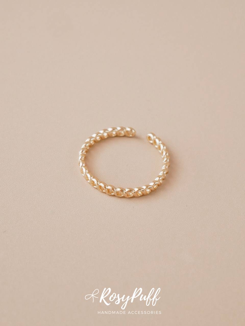 Slim Braided Ring