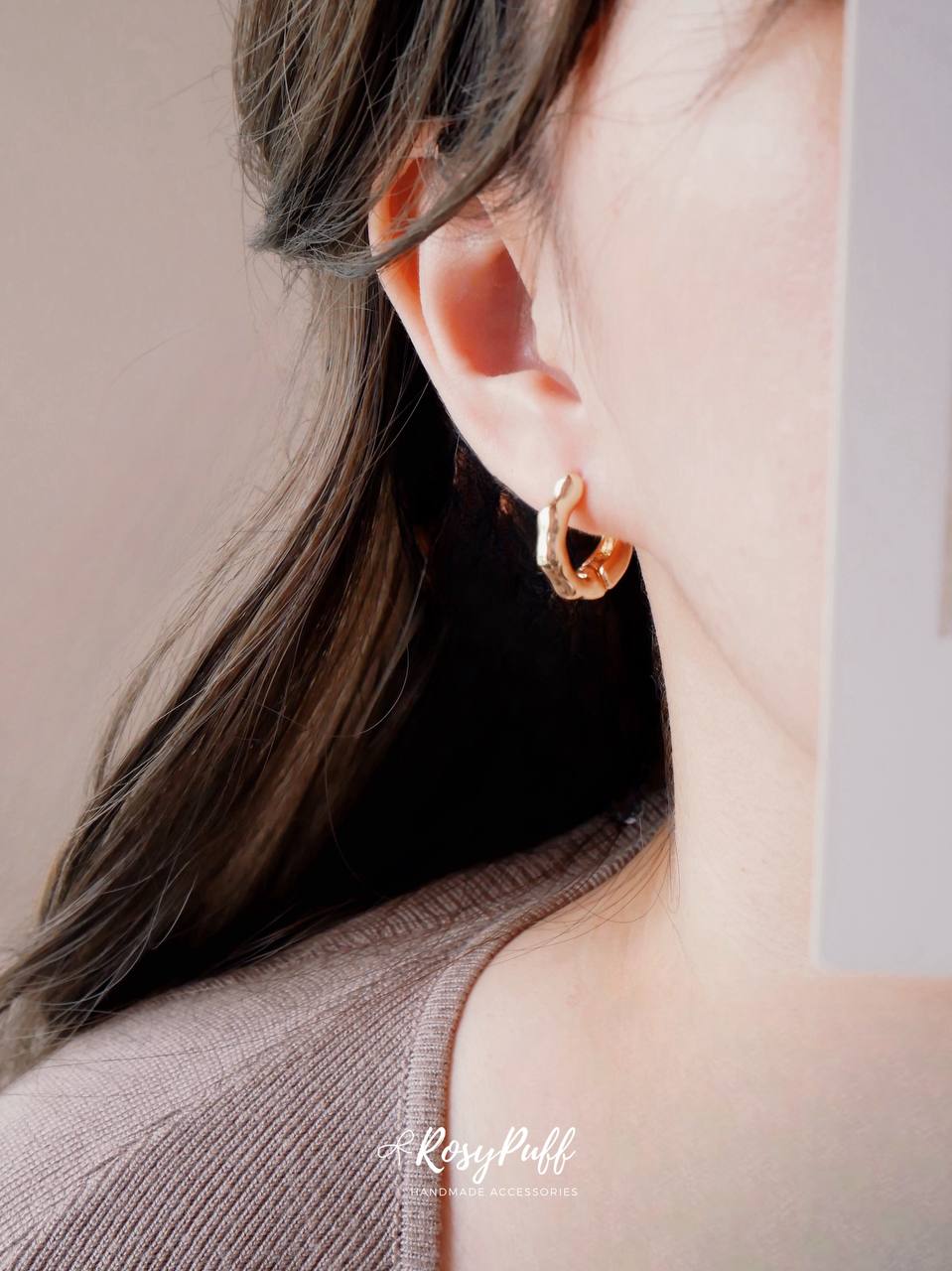 Gold Loop Earrings