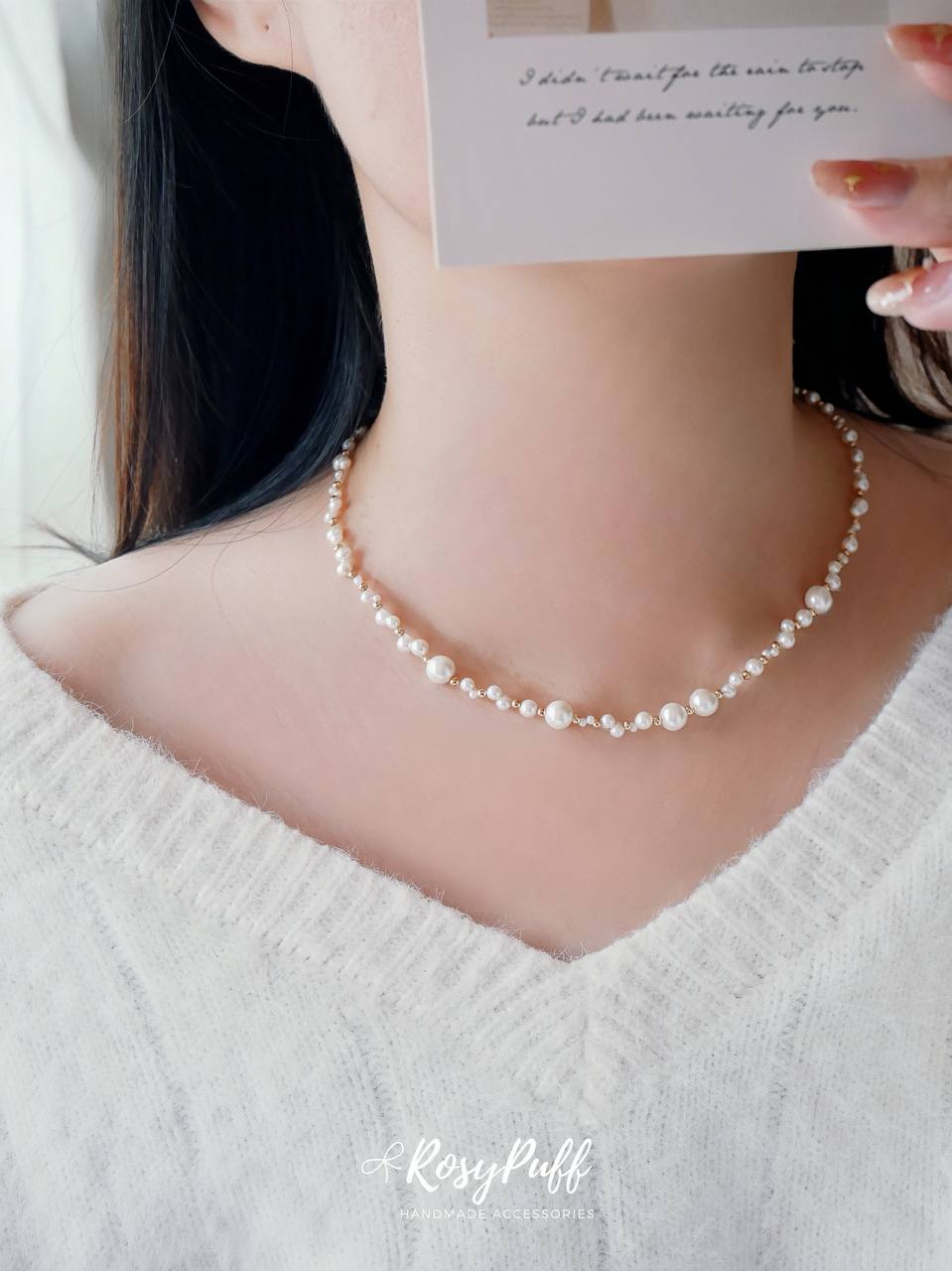 Swarovski Braided Pearl Necklace