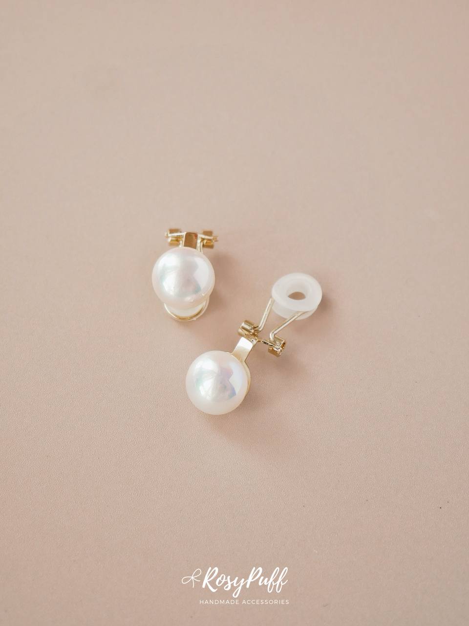 Classic Pearl Clip Earrings