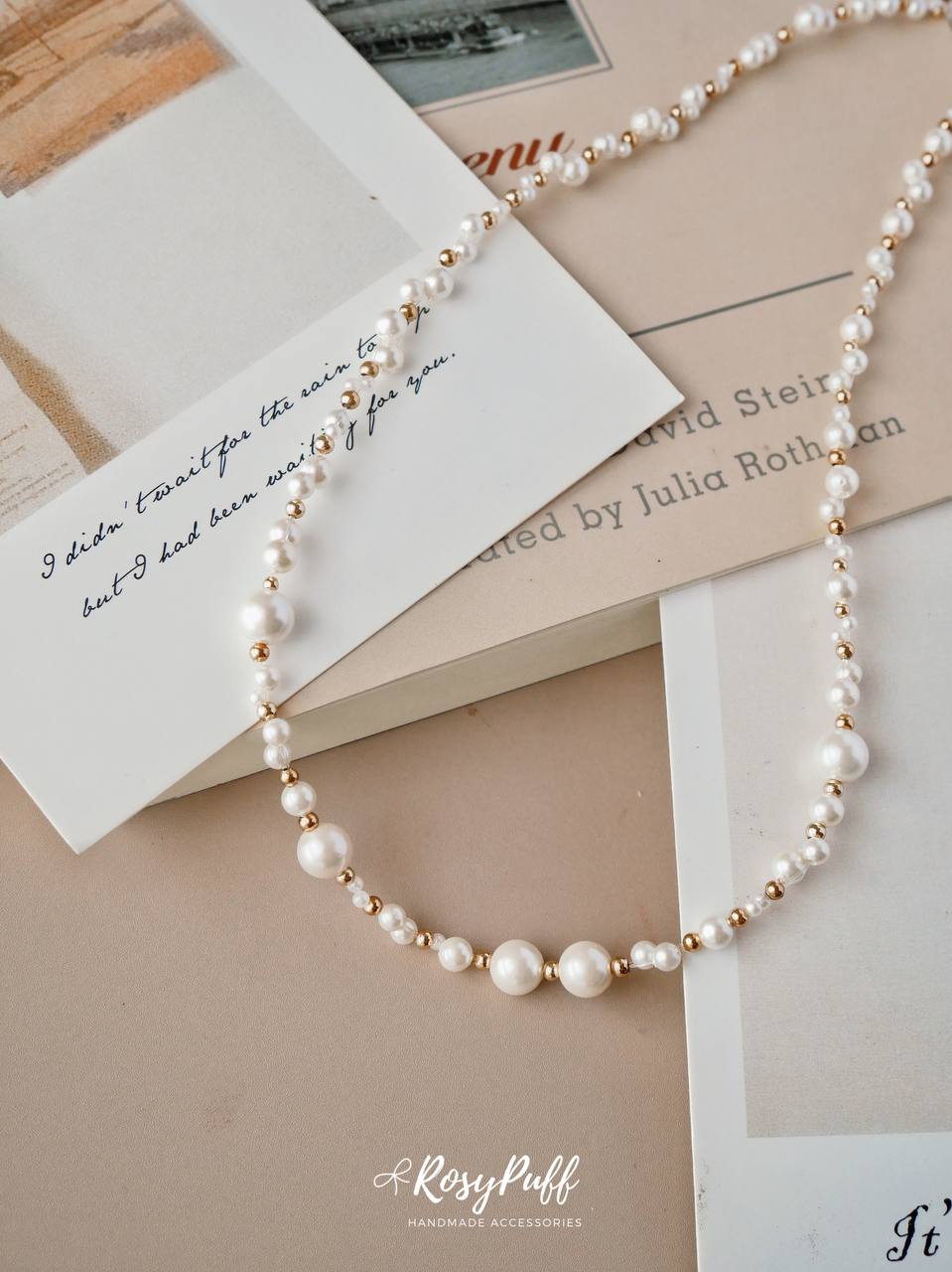 Swarovski Braided Pearl Necklace