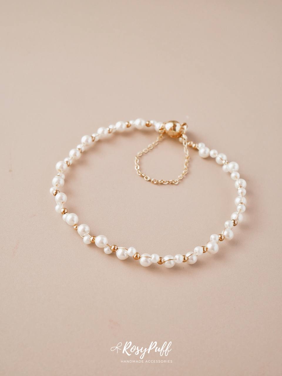 Swarovski Braided Pearl Bracelet