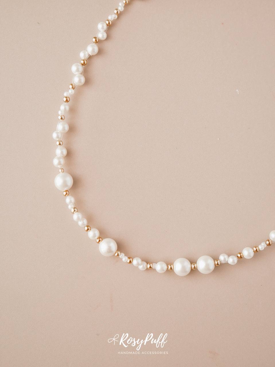 Swarovski Braided Pearl Necklace