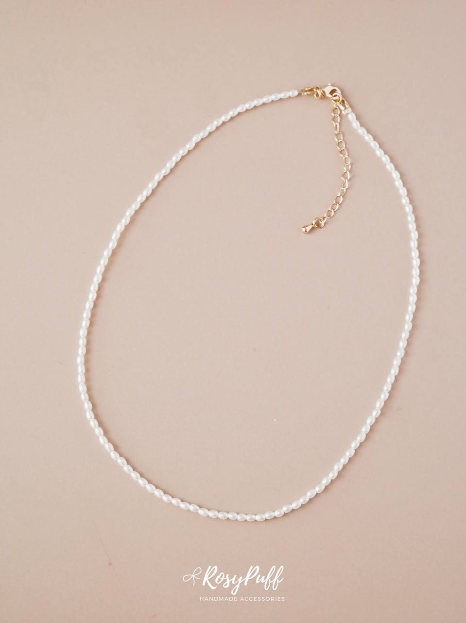 2mm Waterdrop Pearls Necklace