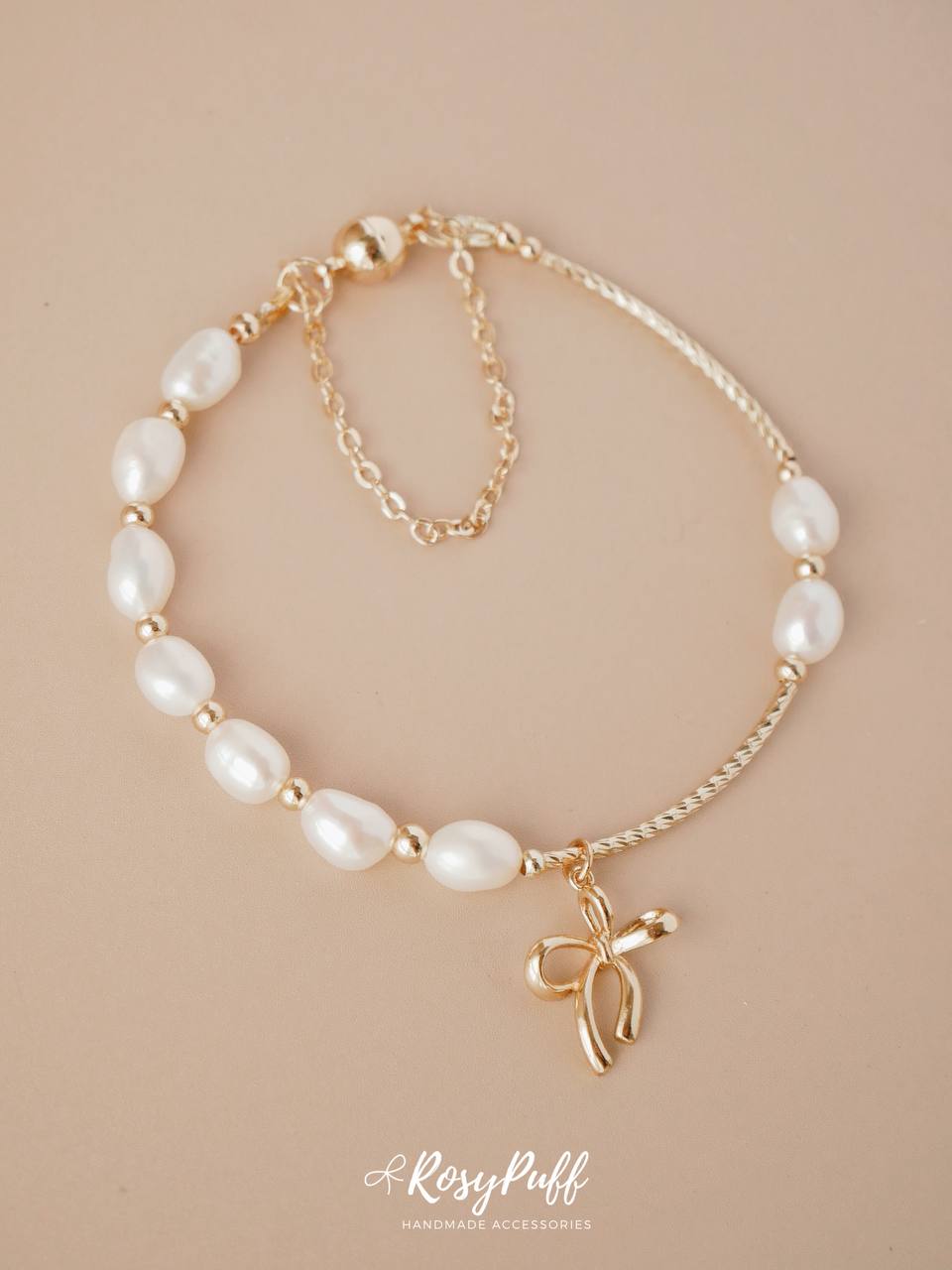 Ribbon Pearl Delight Bracelet