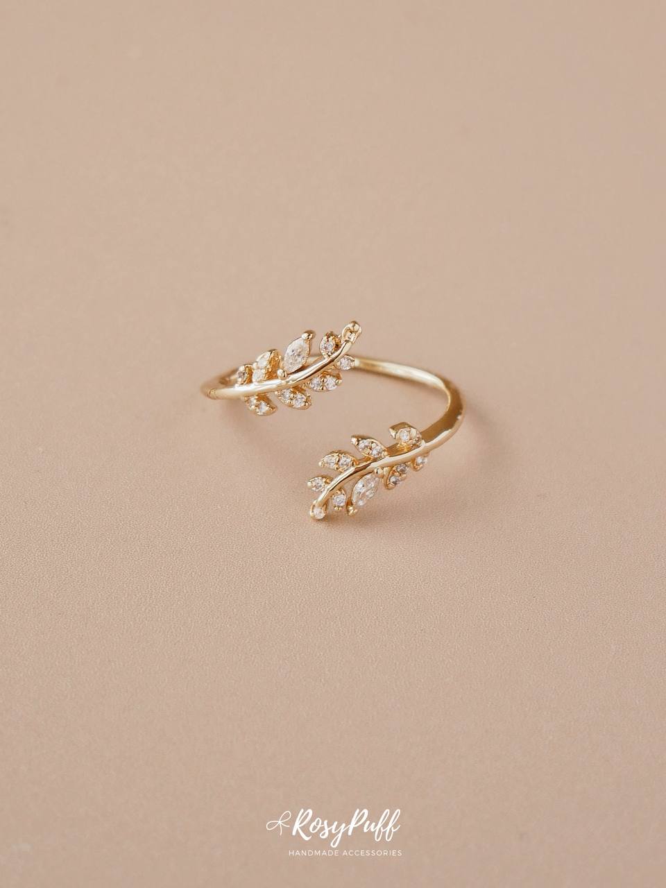 Twilight Leaf Ring