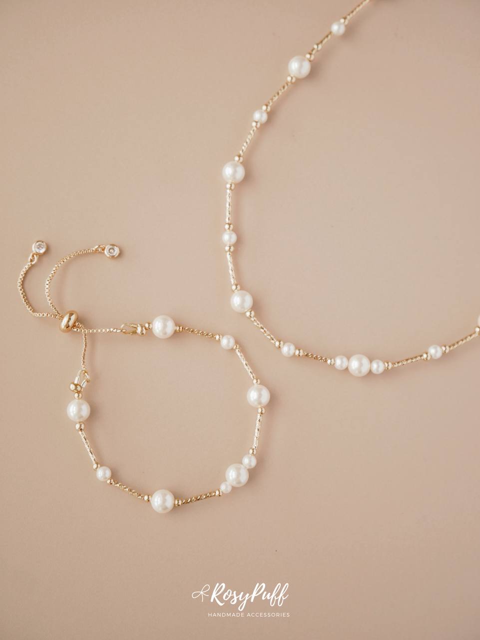 Moonlit Swarovski Pearls Necklace