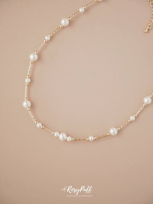 Moonlit Swarovski Pearls Necklace