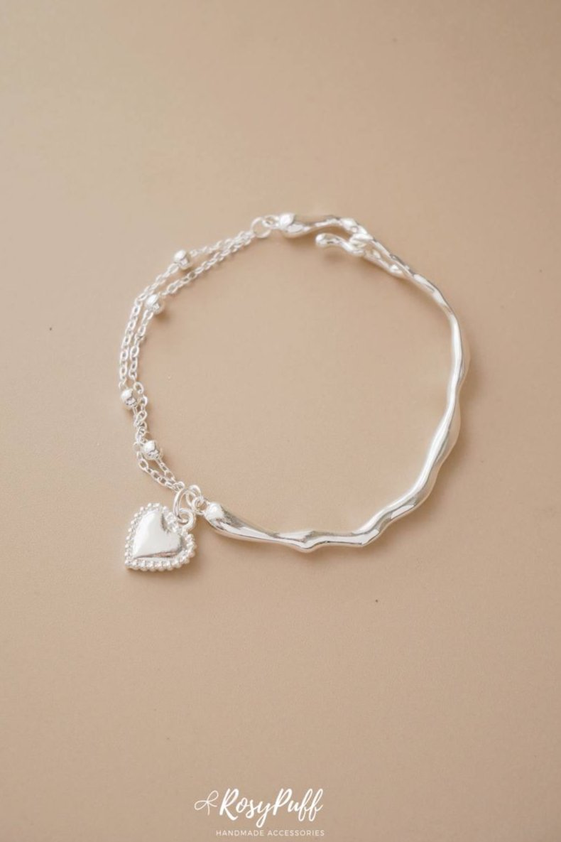 Ivory Heart Bracelet