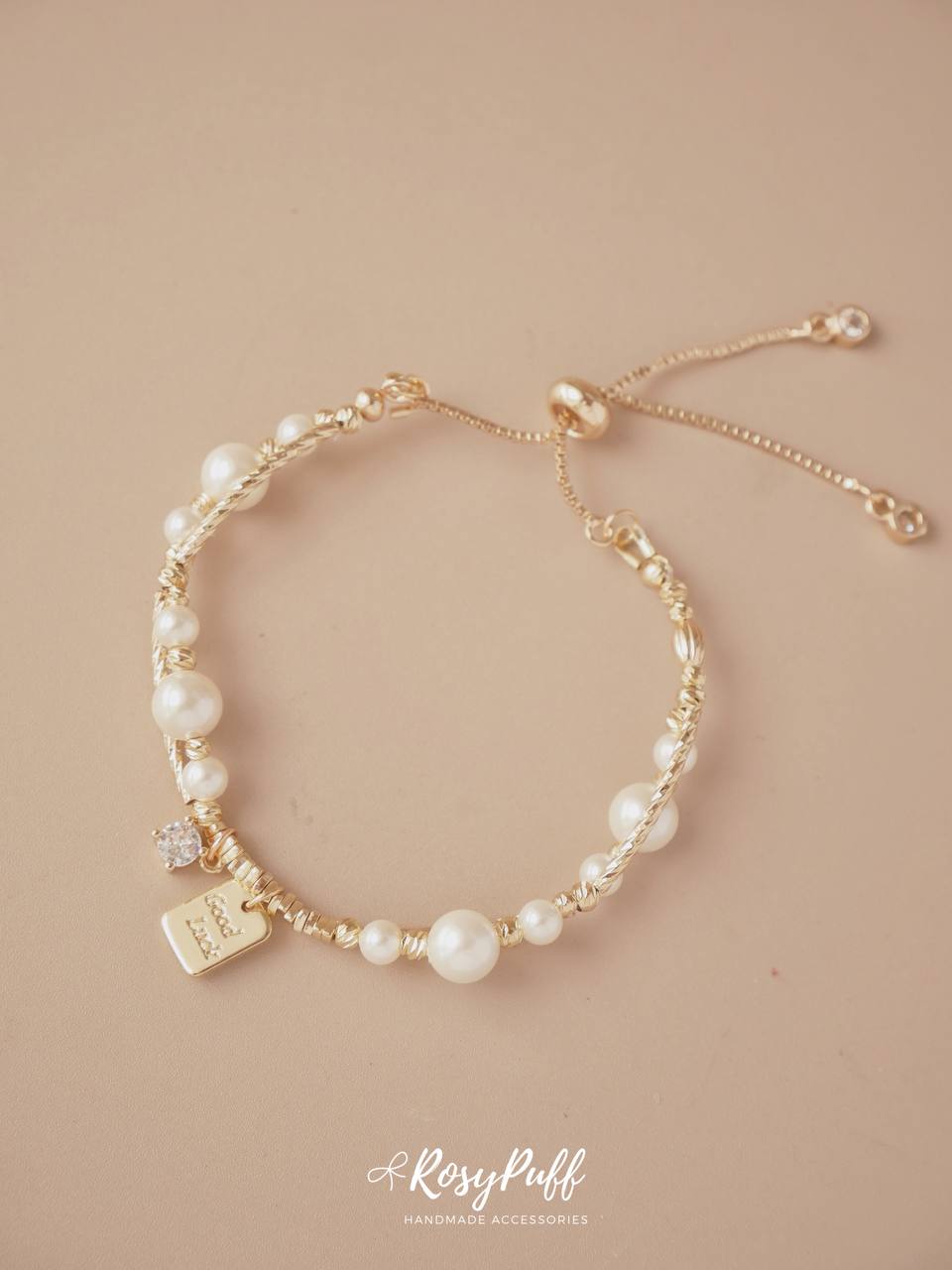 Lustre Gold Duo layers Bracelet