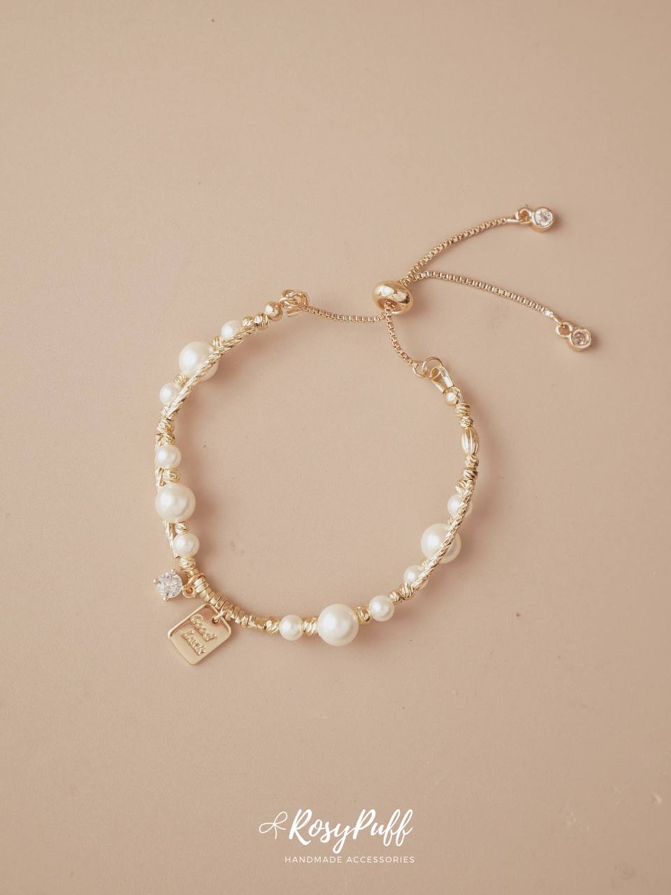 Lustre Gold Duo layers Bracelet