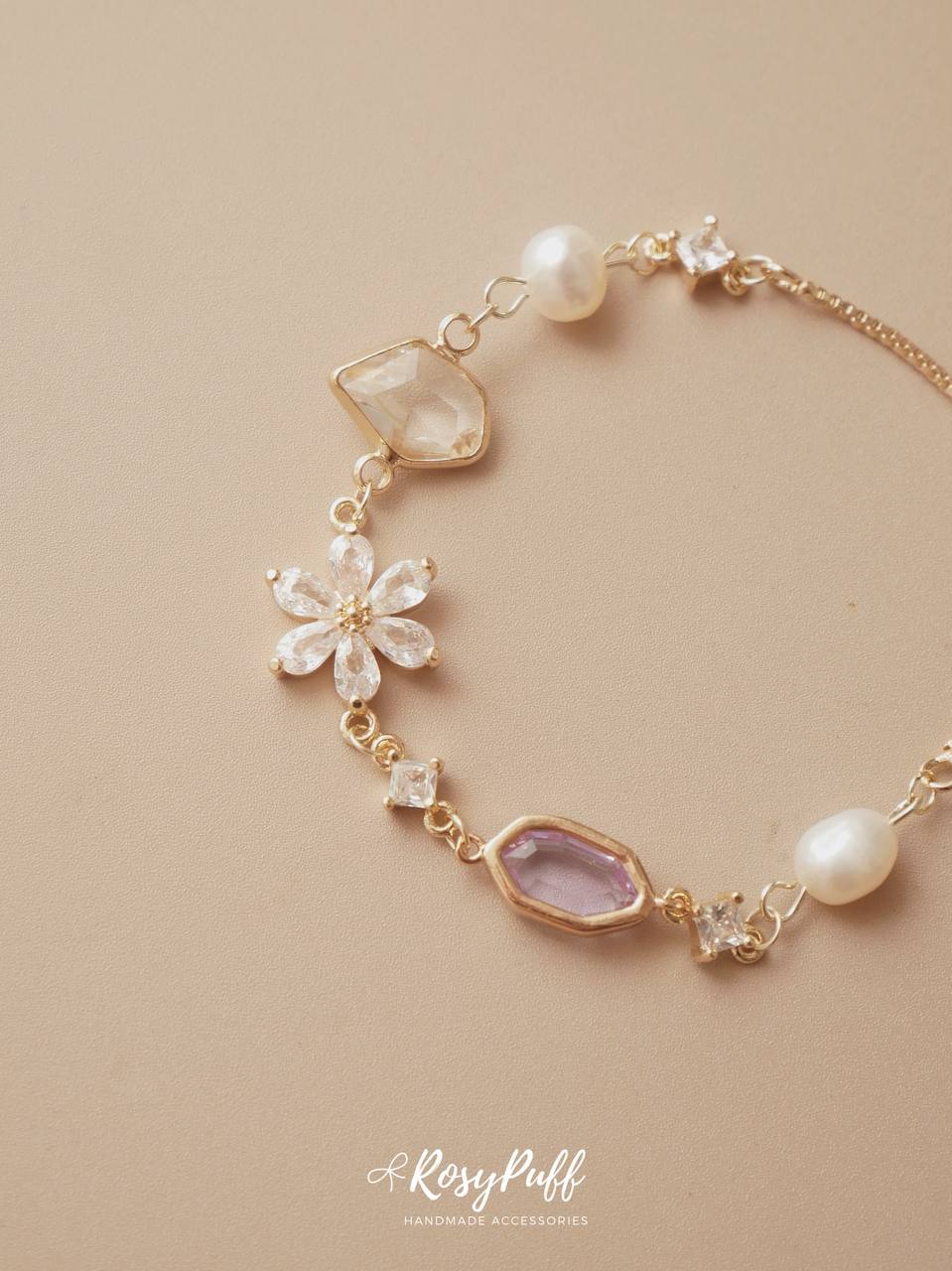 Rosey Gems Bracelet