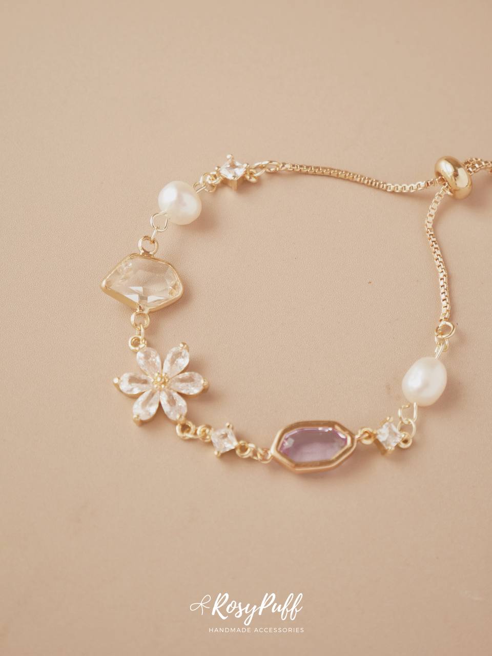 Rosey Gems Bracelet