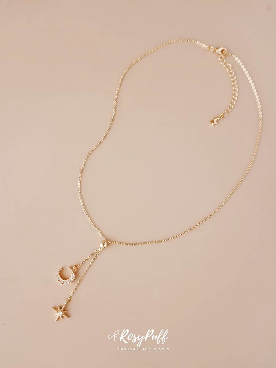 Ethereal Moon and Star Necklace