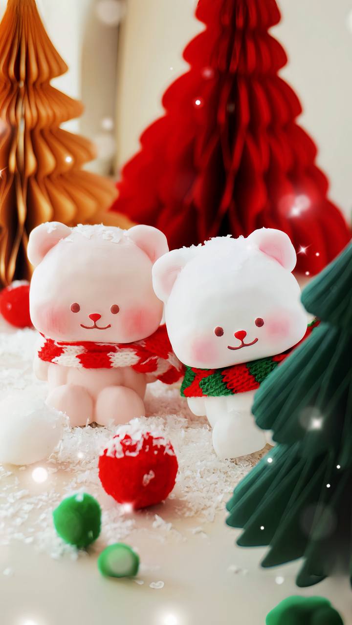 Christmas Bear Diffuser Set A (Indoor)